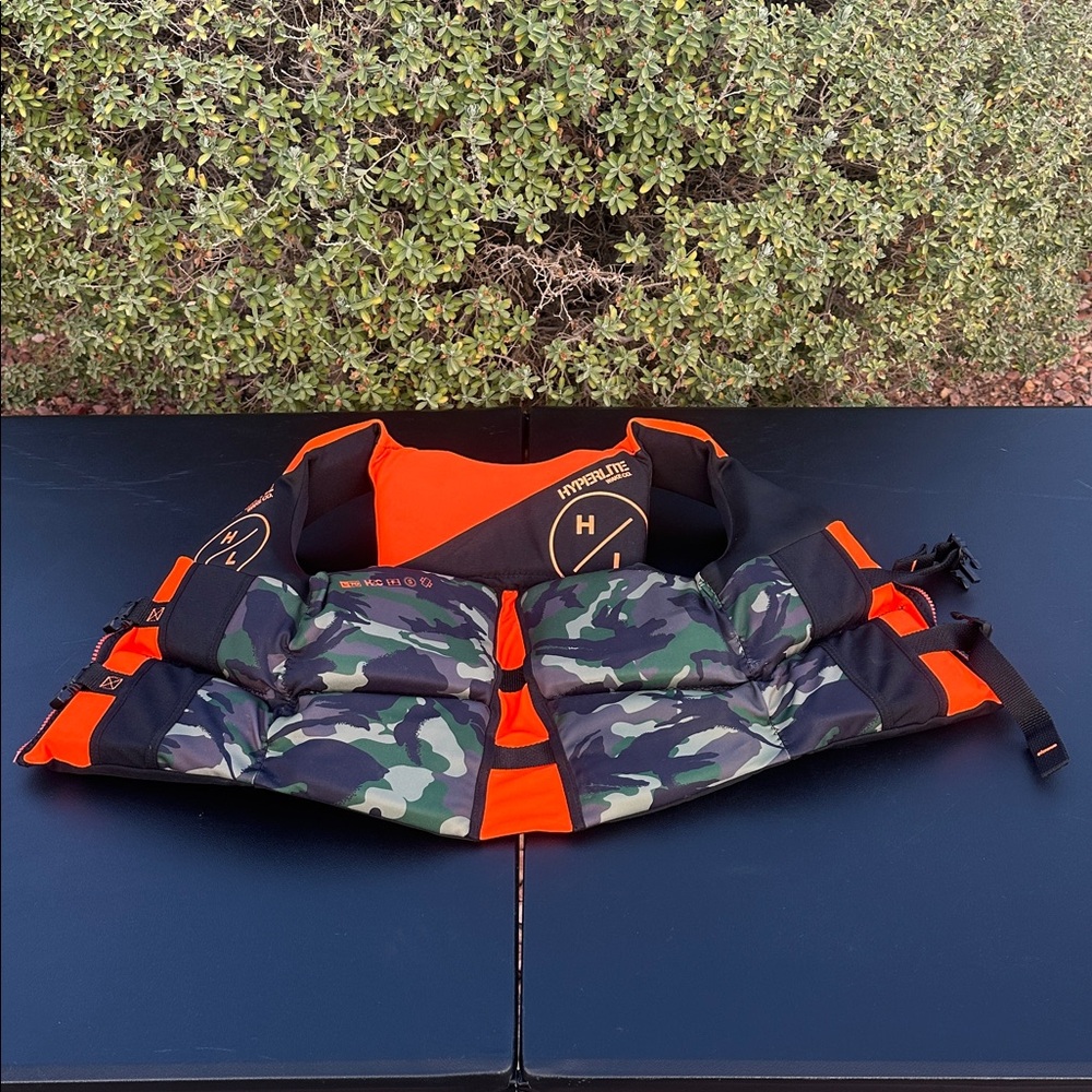 Hyperlite Orange and Black Life Vest - Picture 10 of 17